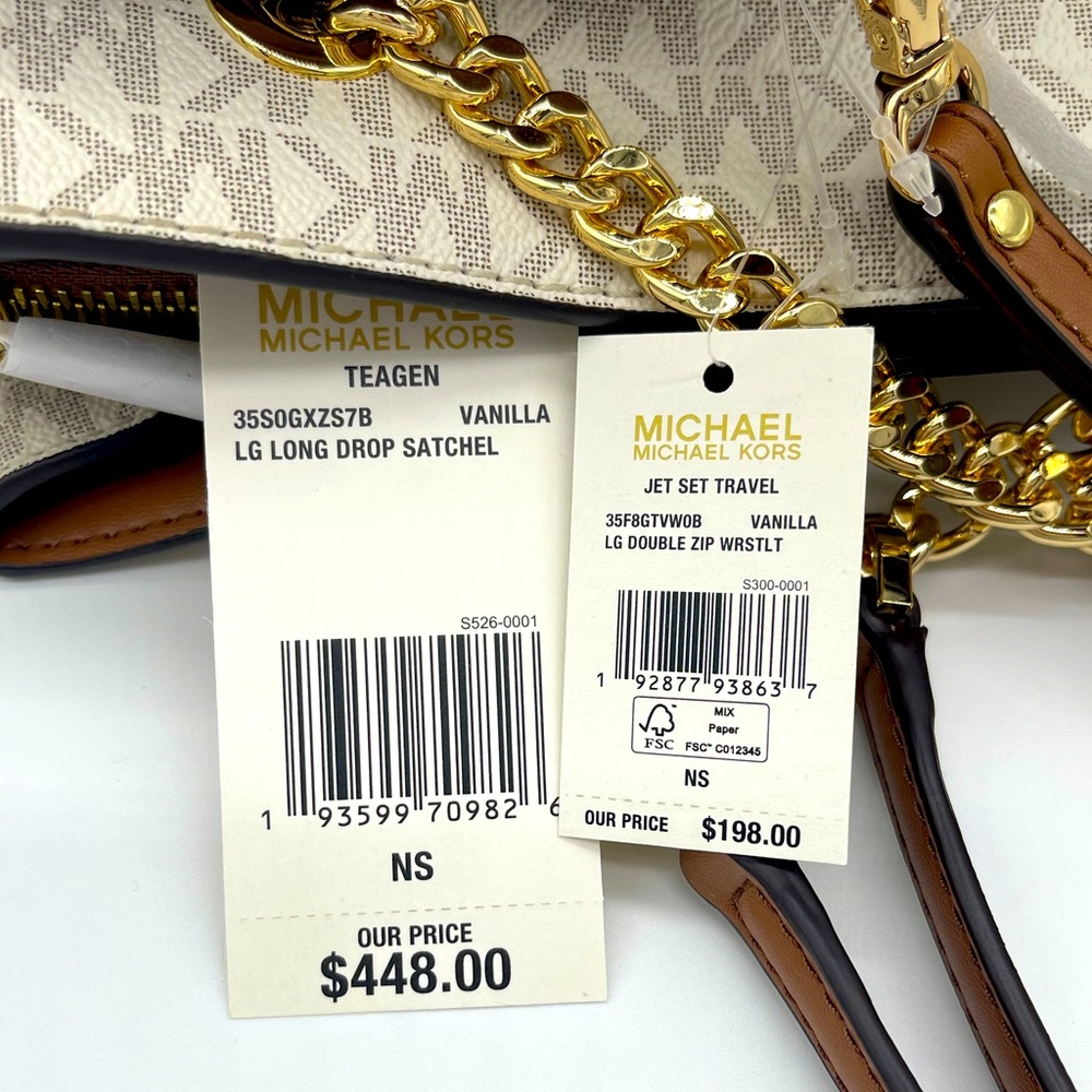 Michael Kors Teagen Bag & Double Zip Wallet - Picture 16 of 16